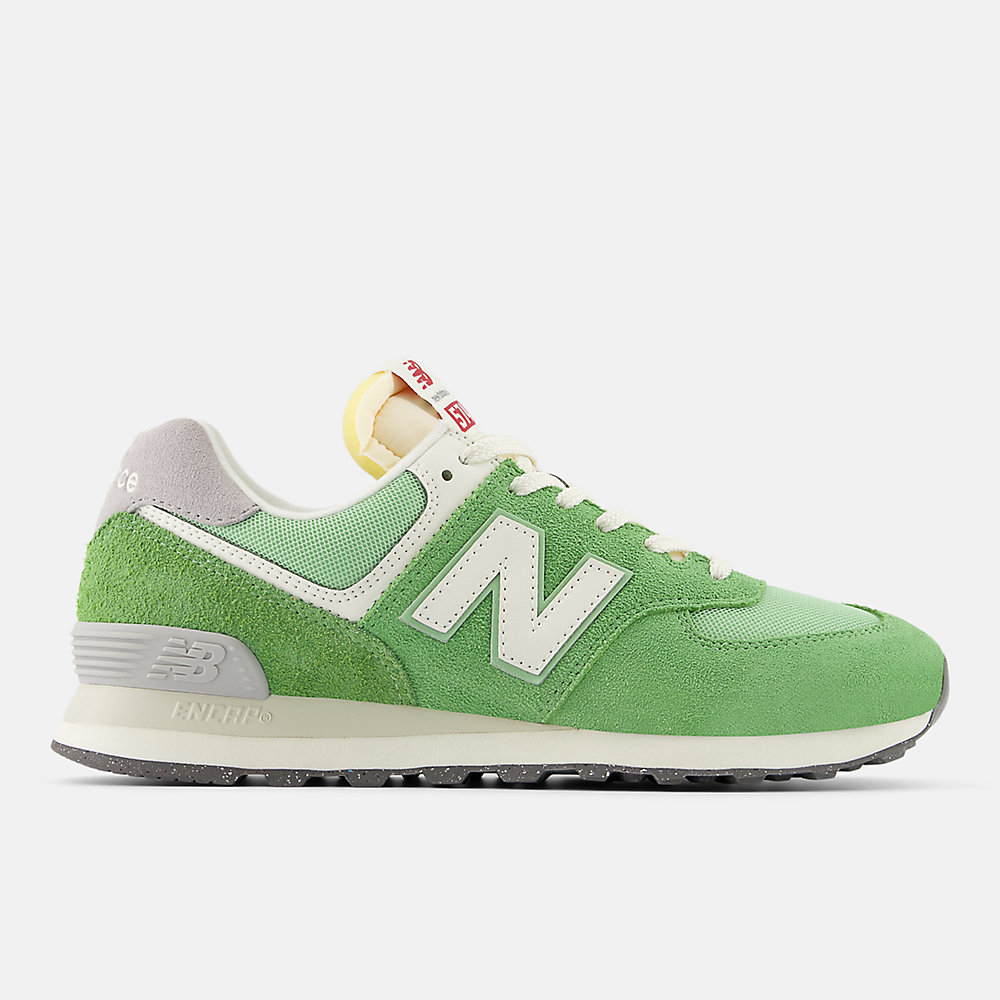 New Balance 574 Shoes Chive with Sea Salt